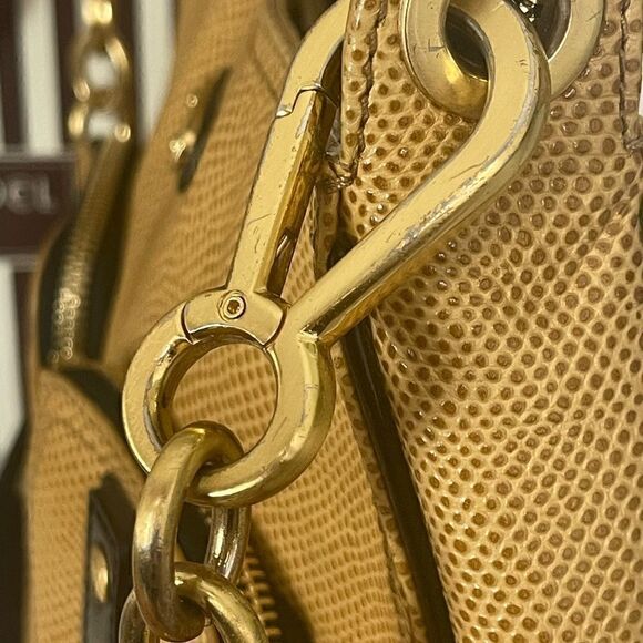 ERIC JAVITS straw shoulder Bag for Women (Preowned  Vintage Eric Javits straw shoulder bag with chain link strap